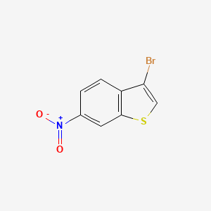 molecular formula C8H4BrNO2S B1382094 3-Bromo-6-nitro-benzo[b]thiophene CAS No. 1263378-11-5