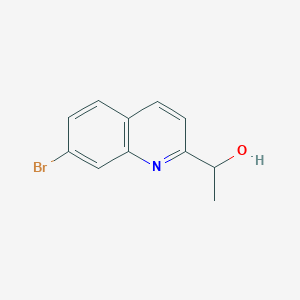 molecular formula C11H10BrNO B13821044 1-(7-Bromoquinolin-2-yl)ethanol 