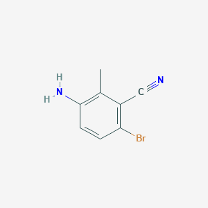 3-Amino-6-bromo-2-methylbenzonitrile