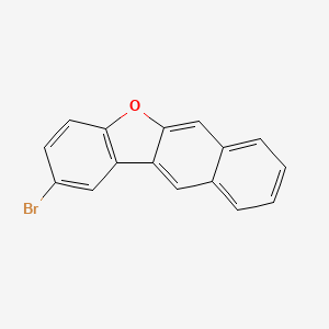 molecular formula C16H9BrO B1382123 2-Bromonaphtho[2,3-b]benzofuran CAS No. 1627917-16-1