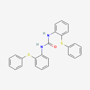 molecular formula C25H20N2OS2 B1382128 N,N'-Bis[2-(phenylthio)phenyl]urea CAS No. 102893-57-2