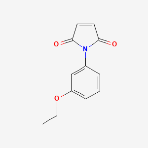 molecular formula C12H11NO3 B13821380 1-(3-Ethoxyphenyl)pyrrole-2,5-dione CAS No. 36817-58-0