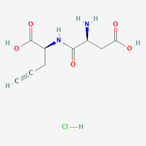 molecular formula C9H13ClN2O5 B13821388 L-Aspartic acid alpha-4-nitroanilide 