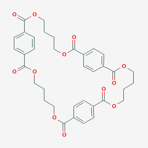 molecular formula C36H36O12 B138214 Cyclotris(1,4-butylene Terephthalate) CAS No. 63440-94-8