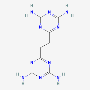 molecular formula C8H12N10 B13821429 6,6'-Ethylenebis(1,3,5-triazine-2,4-diamine) CAS No. 4128-94-3