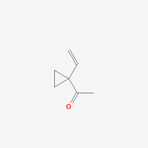 molecular formula C7H10O B138216 1-(1-Vinylcyclopropyl)ethanone CAS No. 146857-45-6