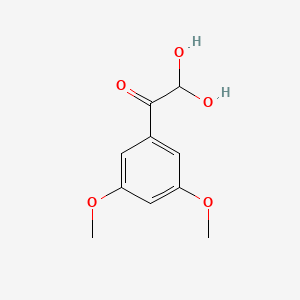 molecular formula C10H12O5 B13821604 1-(3,5-Dimethoxyphenyl)-2,2-dihydroxyethanone 