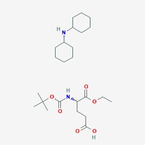 molecular formula C24H44N2O6 B13821611 Boc-Glu-OEt DCHA 