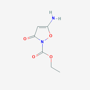 Ethyl 5-amino-3-oxoisoxazole-2(3H)-carboxylate