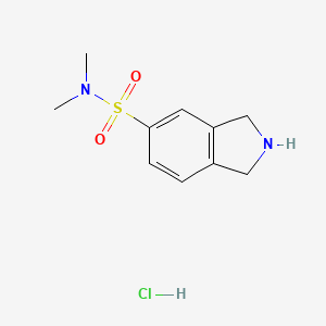 N,N-dimethyl-2,3-dihydro-1H-isoindole-5-sulfonamide hydrochloride