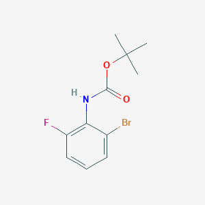molecular formula C11H13BrFNO2 B1382174 tert-butyl N-(2-bromo-6-fluorophenyl)carbamate CAS No. 1057720-25-8
