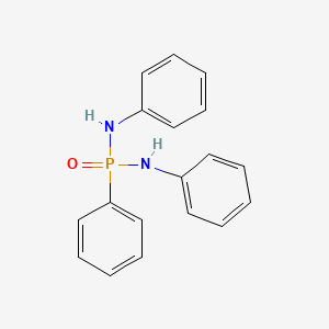 molecular formula C18H17N2OP B13822138 Benzenephosphonanilide CAS No. 4707-91-9