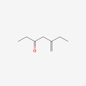 molecular formula C8H14O B13822156 5-Methylene-3-heptanone CAS No. 20690-70-4