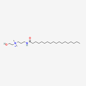 molecular formula C25H53N2O2+ B13822159 N-(2-Hydroxyethyl)-N,N-dimethyl-3-[(1-oxo-octadecyl)amino]-1-propanaminium CAS No. 36530-91-3
