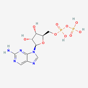 molecular formula C10H15N5O10P2 B1382219 2-Aminopurine ribodylic acid CAS No. 36475-53-3
