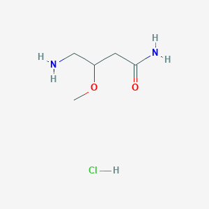 4-Amino-3-methoxybutanamide hydrochloride