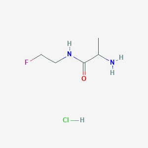 2-amino-N-(2-fluoroethyl)propanamide hydrochloride