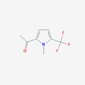 1-[1-methyl-5-(trifluoromethyl)-1H-pyrrol-2-yl]ethan-1-one