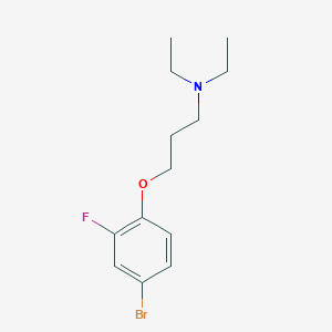 3-(4-bromo-2-fluorophenoxy)-N,N-diethylpropan-1-amine