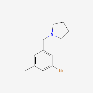 1-(3-Bromo-5-methylbenzyl)pyrrolidine