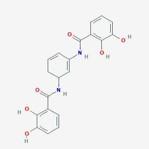 molecular formula C20H18N2O6 B13822421 N-[3-[(2,3-dihydroxybenzoyl)amino]cyclohexa-2,4-dien-1-yl]-2,3-dihydroxybenzamide 