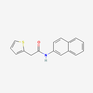 molecular formula C16H13NOS B13822550 N-(naphthalen-2-yl)-2-(thiophen-2-yl)acetamide 