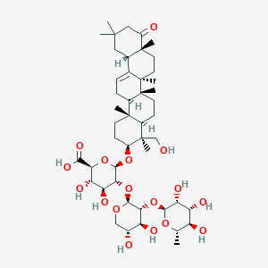 molecular formula C47H74O17 B138226 Wistariasaponin CAS No. 136033-54-0