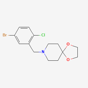 8-(5-Bromo-2-chlorobenzyl)-1,4-dioxa-8-azaspiro[4.5]decane