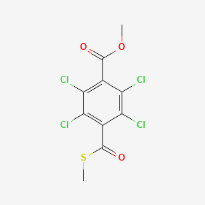 molecular formula C10H6Cl4O3S B13822789 Glenbar CAS No. 3765-57-9