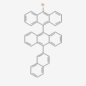molecular formula C38H23B B1382297 10-Bromo-10'-(2-naphthyl)-9,9'-bianthracene CAS No. 1172087-81-8