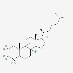 molecular formula C27H48 B13822990 Cholestane-2,2,3,3,4,4-D6 