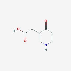 molecular formula C7H7NO3 B1382303 2-(4-Hydroxypyridin-3-yl)acetic acid CAS No. 1227588-69-3