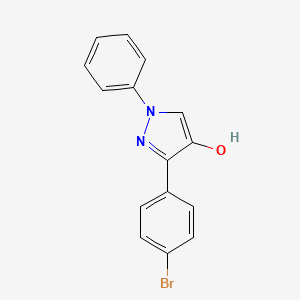 molecular formula C15H11BrN2O B1382304 3-(4-Bromophenyl)-1-phenyl-1H-pyrazol-4-ol CAS No. 1202030-25-8