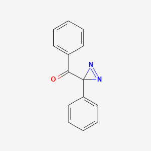 molecular formula C14H10N2O B13823091 Phenyl-(3-phenyl-3-diazirinyl)methanone 