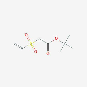 molecular formula C8H14O4S B1382318 Tert-butyl 2-(ethenesulfonyl)acetate CAS No. 1803588-99-9