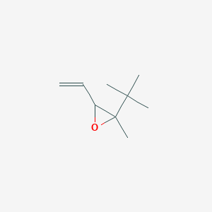 molecular formula C9H16O B13823309 Oxirane, 2-(1,1-dimethylethyl)-3-ethenyl-2-methyl- 