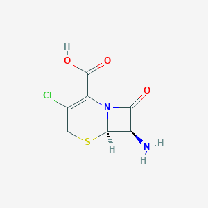 molecular formula C7H7ClN2O3S B138234 7-Amino-3-chloro-3-cephem-4-carboxylic acid CAS No. 53994-69-7