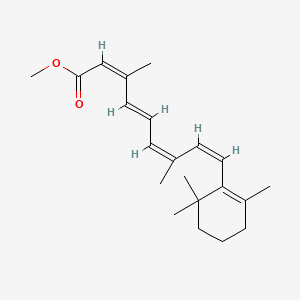 molecular formula C21H30O2 B13823540 Methyl (2Z,4E, 6Z,8Z)-3,7-dimethyl-9-(2,6,6-trimethyl-1-cyclohexenyl)nona-2,4,6,8-tetraenoate 
