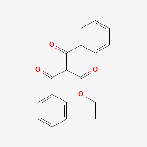 molecular formula C18H16O4 B13823598 Ethyl 2-benzoyl-3-oxo-3-phenylpropionate CAS No. 4850-82-2