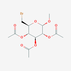 molecular formula C13H19BrO8 B13823608 a-D-Glucopyranoside,methyl6-bromo-6-deoxy-,2,3,4-triacetate 