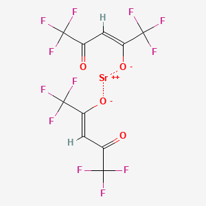 molecular formula C10H2F12O4Sr B13823799 Strontium hexafluoroacetylacetonate 
