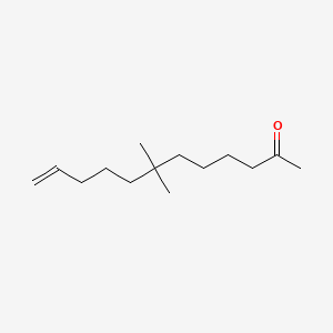 molecular formula C14H26O B13824019 7,7-Dimethyl-11-dodecen-2-one CAS No. 35194-22-0