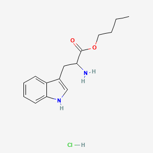 molecular formula C15H21ClN2O2 B13824055 Butyl 2-amino-3-(1H-indol-3-yl)propanoate hydrochloride CAS No. 6330-20-7