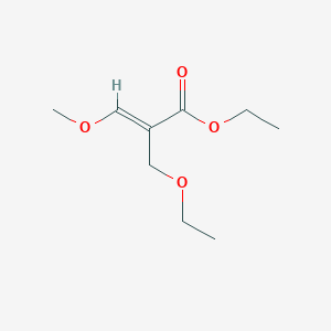 molecular formula C9H16O4 B13824080 Ethyl (2E)-2-(ethoxymethyl)-3-methoxyacrylate 