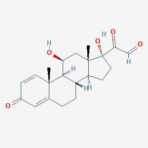 molecular formula C21H26O5 B138241 21-去氢泼尼松 CAS No. 22420-16-2