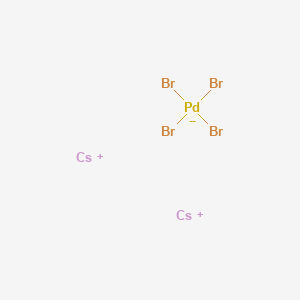 molecular formula Br4Cs2Pd B13824194 Dicesium;tetrabromopalladium(2-) 