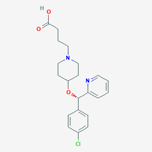molecular formula C21H25ClN2O3 B138242 Bepotastine CAS No. 125602-71-3