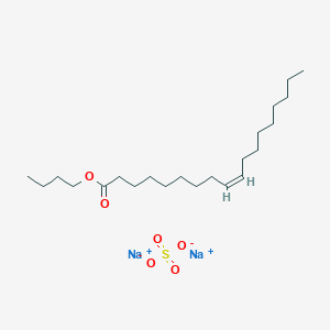 molecular formula C22H42Na2O6S B13824225 Butyl oleate sulfate sodium salt 