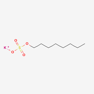 molecular formula C8H17KO4S B13824401 Sulfuric acid, monooctyl ester, potassium salt CAS No. 30862-33-0