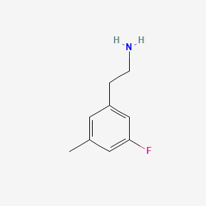 molecular formula C9H12FN B13824420 2-(3-Fluoro-5-methylphenyl)ethanamine CAS No. 470663-26-4